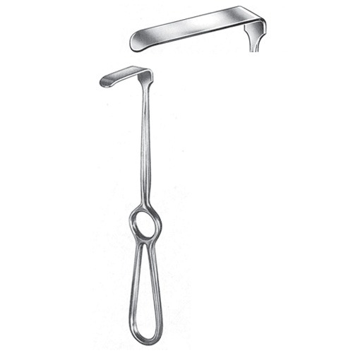 Kocher Langenbeck Retractor, 70x14mm, 21.5cm