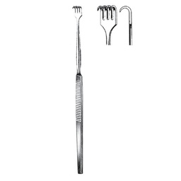 [RI-150-04] Retractor, Sharp, 4 Prongs, 16cm