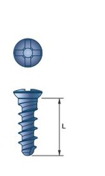 [M23-05] Locking Screw, Ø 3.0  , Ø 0.23 , 05mm, Green