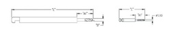 [FDB-12] Facial Drill Bit For Surgical, Ø 1.0mm, 65mm,10mm