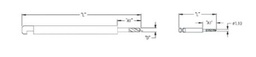 [FDB-14] Facial Drill Bit For Surgical, Ø 1.1mm, 90mm, 15mm