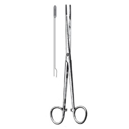 [RH-130-17] Cotton Swab Forceps, Screw Joint, Str, 17cm