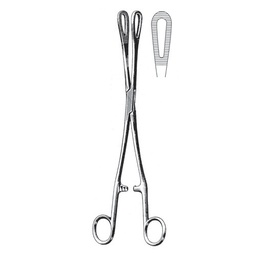 [RH-150-25] Rampley Cotton Swab Forceps, Box Joint, 25cm