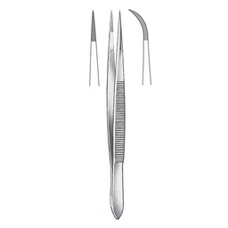 [RF-288-10] Micro Forceps, Serrated, Str, 10.5cm