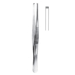 [RF-164-18] Tissue Forceps, Regular, 3x4 Teeth, 18cm