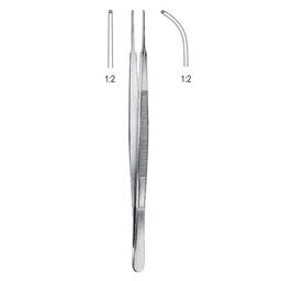 [RF-228-18] Gerald Tissue Forceps, 1x2 Teeth, Str, 18cm