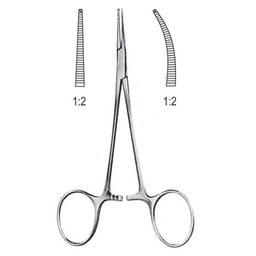 [RG-150-10] Micro Mosquito Artery Forceps, 1x2 Teeth, Cvd, 10cm