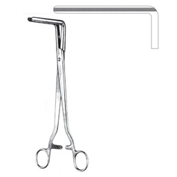 [RG-510-03] Wertheim Hysterectomy Clamp Forceps, Fig 3, 24cm