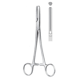 [RG-562-20] Standard Tubing Clamp Forceps, 20cm