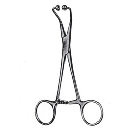 [RG-574-13] Ball and Socket Towel Clamp Forceps, 13cm