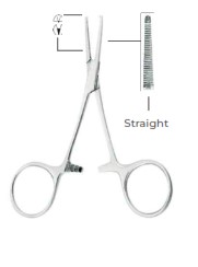 [RDD-322-10] Micro-Mosquito Haemostatic Forceps StraightFig. 1 1x2, (10cm)