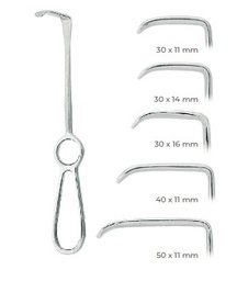 [RDF-293-02] Retractors (Langenbeck 21cm) mm. 30x14