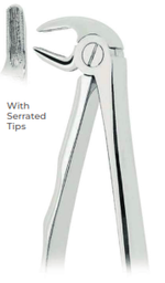 [RDJ-100-13/A] Extracting Forceps with Coderella handle With serrated tips  for Lower premolars   Fig. 13