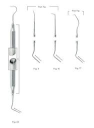 [RDJ-165-03/B] Goldman-Fox Flat tip  Combination Explorers - Probes, SC Light Fig. 3