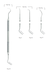 [RDJ-165-23] Goldman-Fox Flat tip Combination Explorers - Probes Fig. 23