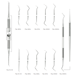 [RDJ-305-54/B] Columbia Curettes and Scalers, SC Light, Fig 4R/4L