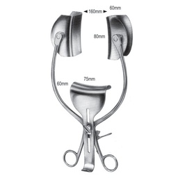 [RJ-318-01] Collin Abdominal Retractor, Central Blade 60x75mm