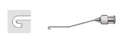 [RAI-161-36] Binkhorst Irrigating Cannula 22 Gauge / 0.70 x 36 mm Left