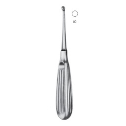 [RO-276-20] Bruns Bone Curettes, 17cm, Fig. 00