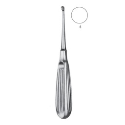 [RO-276-06] Bruns Bone Curettes, 17cm, Fig. 6