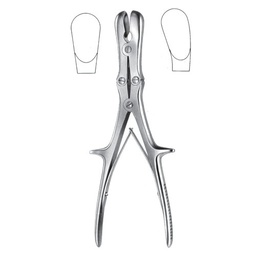 [RO-704-23] Stille-Luer Bone Rongeur Forceps, Curved, 23cm