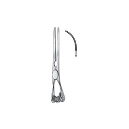 [RR-140-06] Glover Atrauma Bulldog Clamps, Cvd,  6.4cm (Delicate)