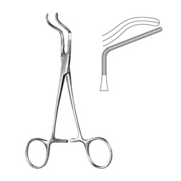 [RR-264-15] Subramanian-Miniature Aortic Clamps, 15.5cm