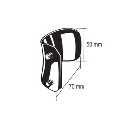 [RS-266-70] Interchangeable Blades,S/S, 70x50mm