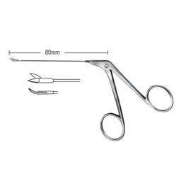 [RV-162-03] Wullstein Micro Ear Scissors, 4.0x0.8mm Right