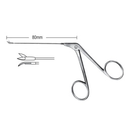 [RV-162-04] Wullstein Micro Ear Scissors, 4.0x0.8mm Left