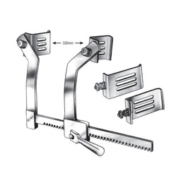 [RS-290-01] Braastad Rib Spreaders, S/S, With 2 Baldes