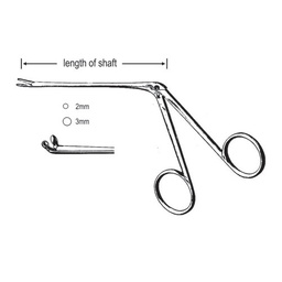 [RV-194-02] Hartmann Ear Polypus Forceps, 8.5cm, 2.0mm