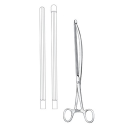 [RAA-212-25] Nussbaum Atrauma Sigmoid Anastomosis Forceps, Straight, 25cm