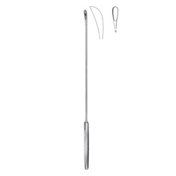 [RAC-160-03] Luer-Koerte Gall Stone Scoops, 32cm Malleable