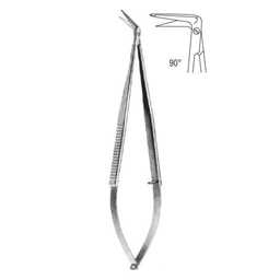 [RE-368-90] Micro Scissors, 18cm, Degree 90