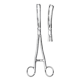 [RAE-420-06] Museux Tenaculum Forceps, 24cm (Curved Sideway) 6 mm