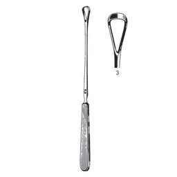 [RAE-546-03] Sims Uterine Curettes, Sharp, 25cm