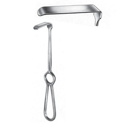 [RI-264-09] Kocher Langenbeck Retractor, 80x16mm, 21.5cm