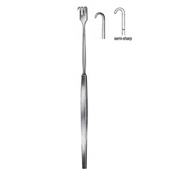 [RI-140-01] Retractor, Semi Sharp, 1 Hook, 16cm