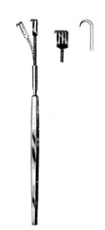 [RI-142-04] Flexible Retractor, Sharp, 4 Prongs, 16cm