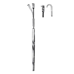 [RI-144-02] Flexible Retractor, Blunt, 2 Prongs, 16cm